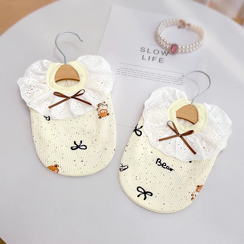 春夏季幼猫幼犬宠物花边蝴蝶结吊带超小体茶杯犬夏天薄款小狗衣服