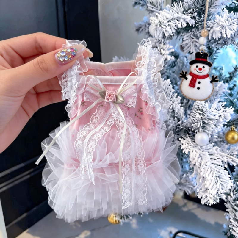 春夏洛丽塔公主裙狗狗猫咪衣服宠物服饰洋气小型犬千金风公主衣服