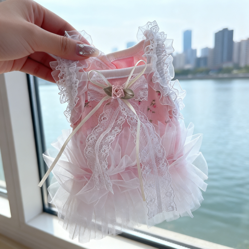 春夏洛丽塔公主裙狗狗猫咪衣服宠物服饰洋气小型犬千金风公主衣服