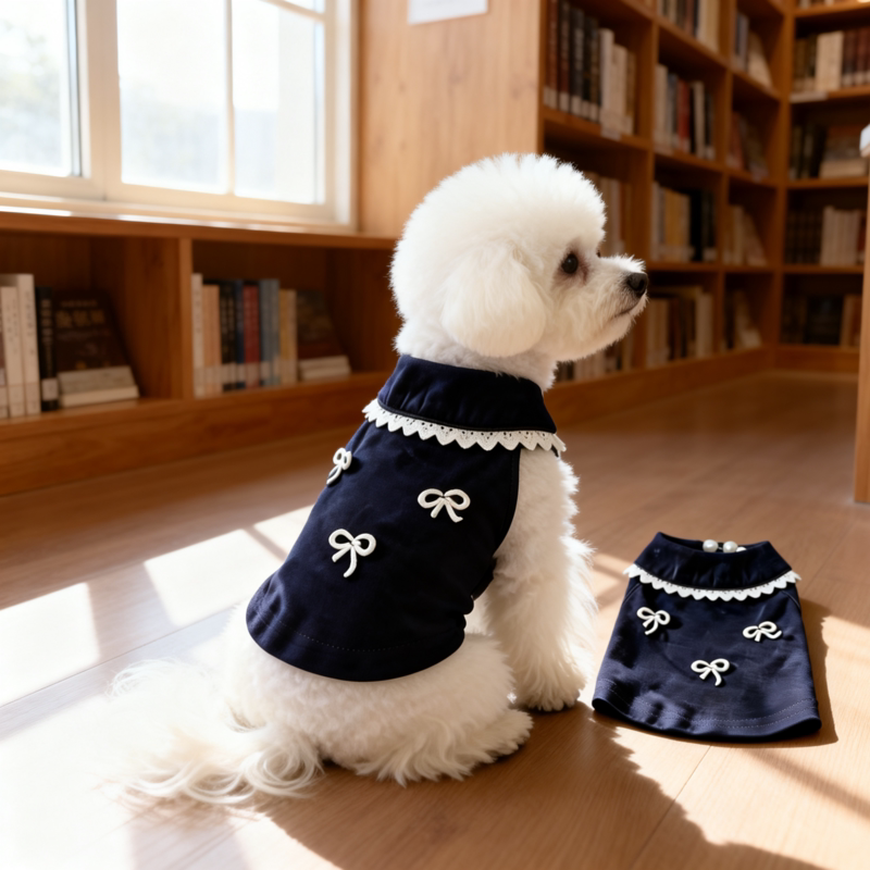 宠物狗狗衣服秋冬中小型犬比熊泰迪雪纳瑞猫咪约克夏德绒背心吊带