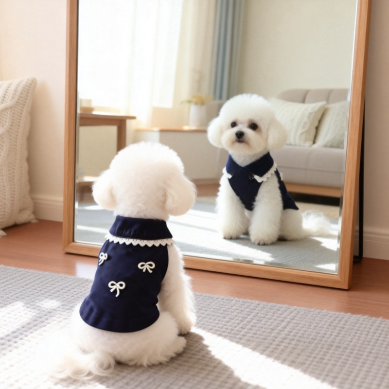 宠物狗狗衣服秋冬中小型犬比熊泰迪雪纳瑞猫咪约克夏德绒背心吊带