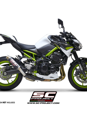 川崎Z900KAWASAKI22款改装原装正版意大利SC排气GPM2尾段