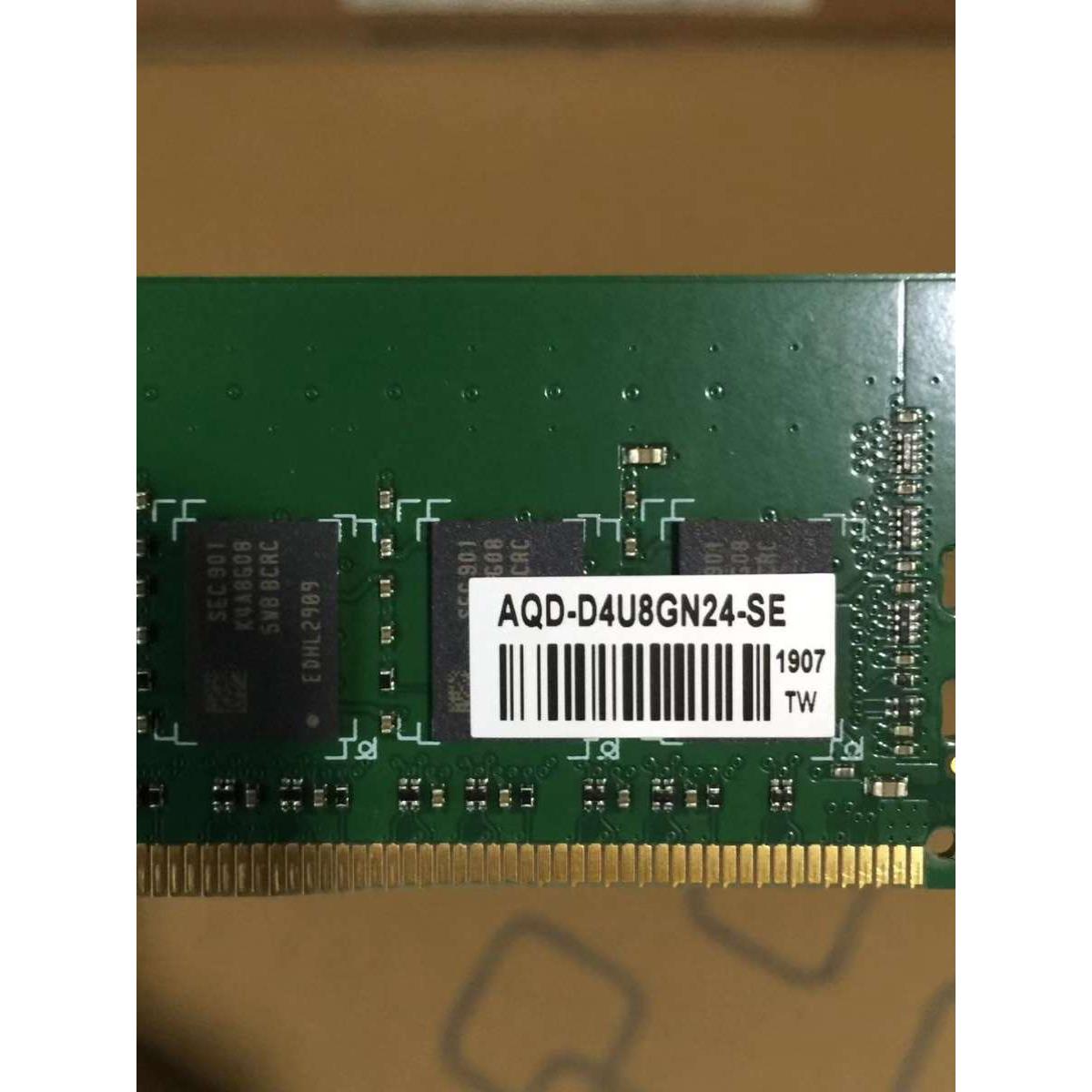 全新4代8G内存条AQD-D4U8GN24工业级别工控机DDR4-2400原装议