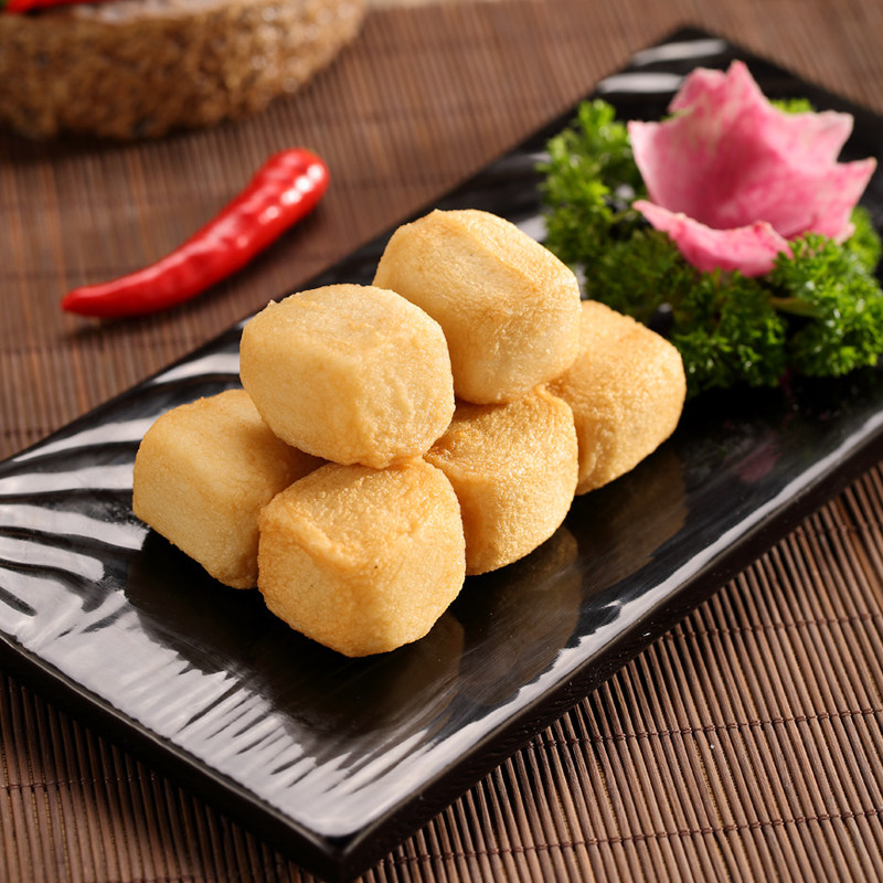 【地道港味】喜得佳正宗711港式咖喱鱼豆腐1斤火锅菜品非油炸