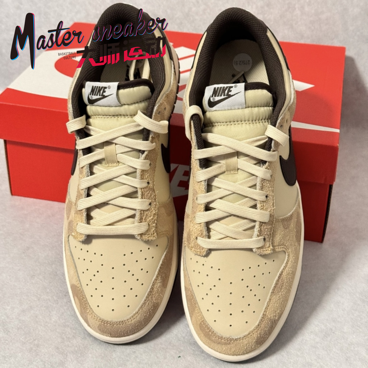 Nike/耐克 Dunk Low 低帮复古休闲板鞋FJ4188-100 DH7913-200白棕