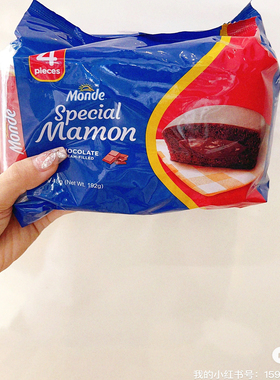 菲律宾进口Monde Specia Mamon蛋糕夹心面包糕点 48g*4PC下午茶