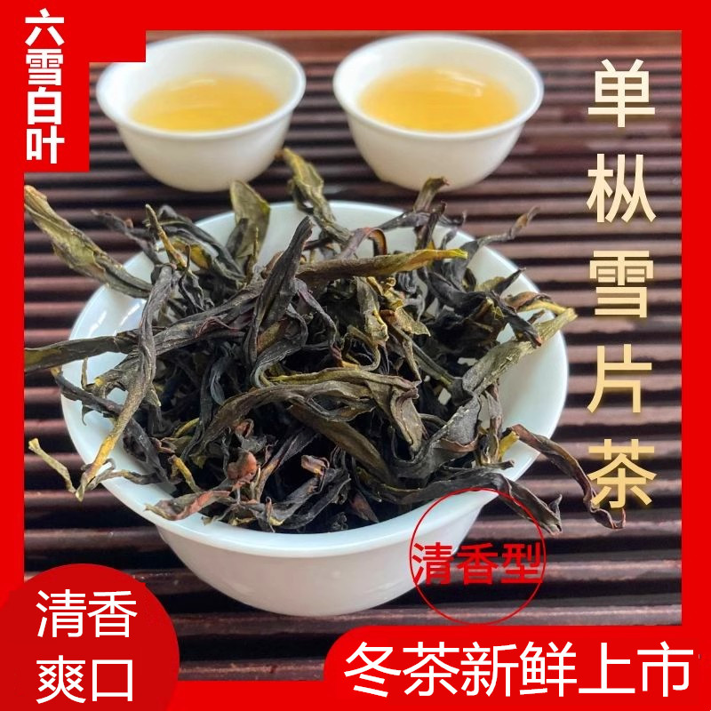 雪片白叶单丛茶凤凰冬茶高山单枞茶清香型单从冬季口粮茶蜜兰香