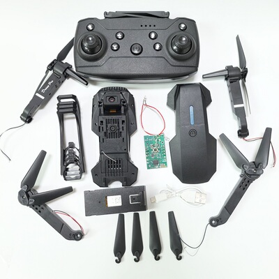 E88折叠遥控飞机无人机配件大全