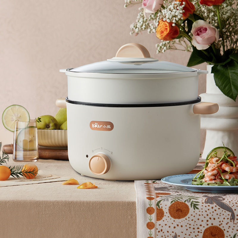 3升多功能一体电火锅不粘电热锅