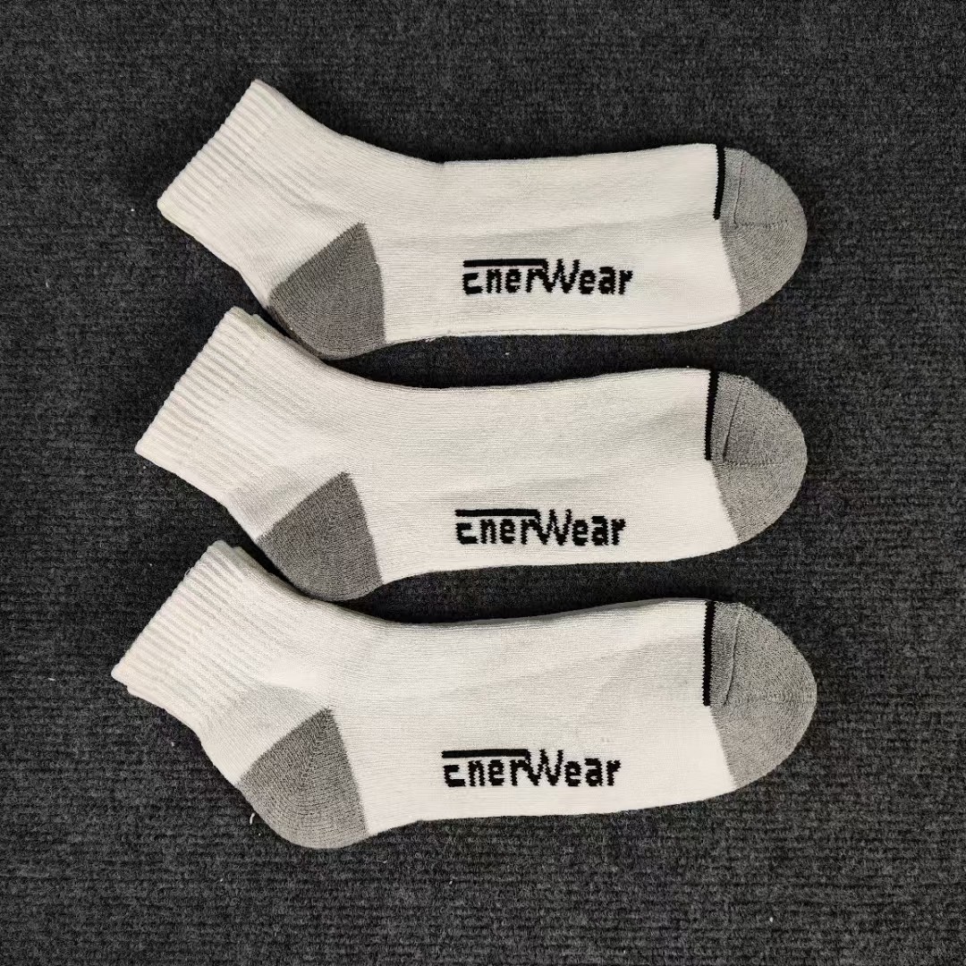 袜子超厚实男中筒纯色全毛巾加厚运动中短袜吸汗防臭跑步健身训练