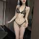 透明衣服套装 绑带性感纯欲女装 大佬内衣男镂空激情制服cd伪娘变装
