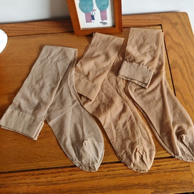 厚家男士丝袜中筒袜肤色性感透肉