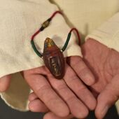 藏式 彩绘随身娘拉擦擦民族风藏饰