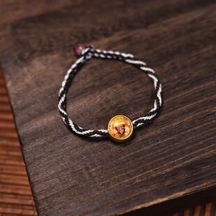 女士扎基拉姆手绳棉绳手围14-16cm不可调节