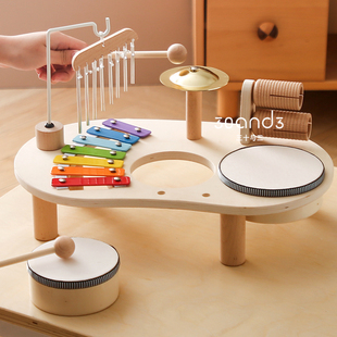 儿童架子鼓宝宝音乐玩具艺术启蒙敲打打击乐器男孩女孩礼物1-3岁