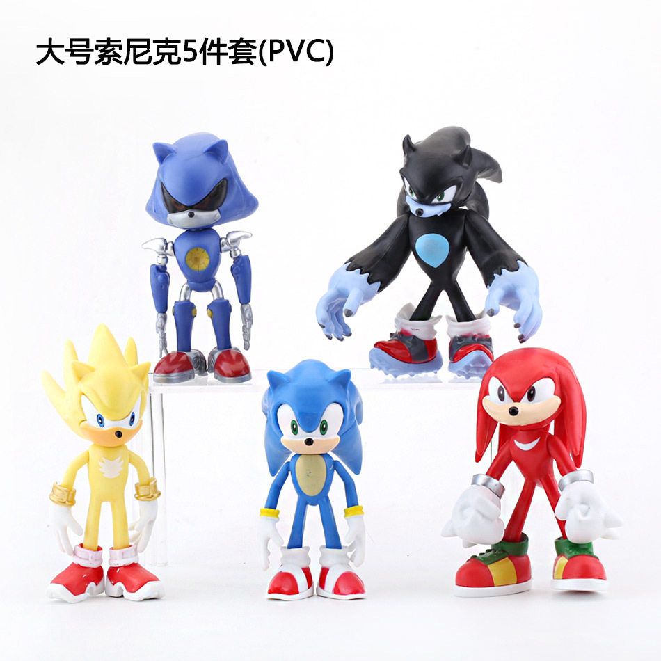 新刺猬索尼克手办大号超音鼠公仔玩具模型摆件Sonic the Hedgehog