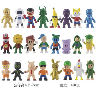 新品跌跌撞撞的家伙手办游戏Stumble Guys模型摆件塑料绊倒的人