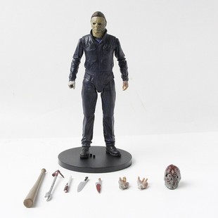 月光光心慌慌手办模型摆件麦叔人偶Halloween迈克尔迈尔斯万圣节