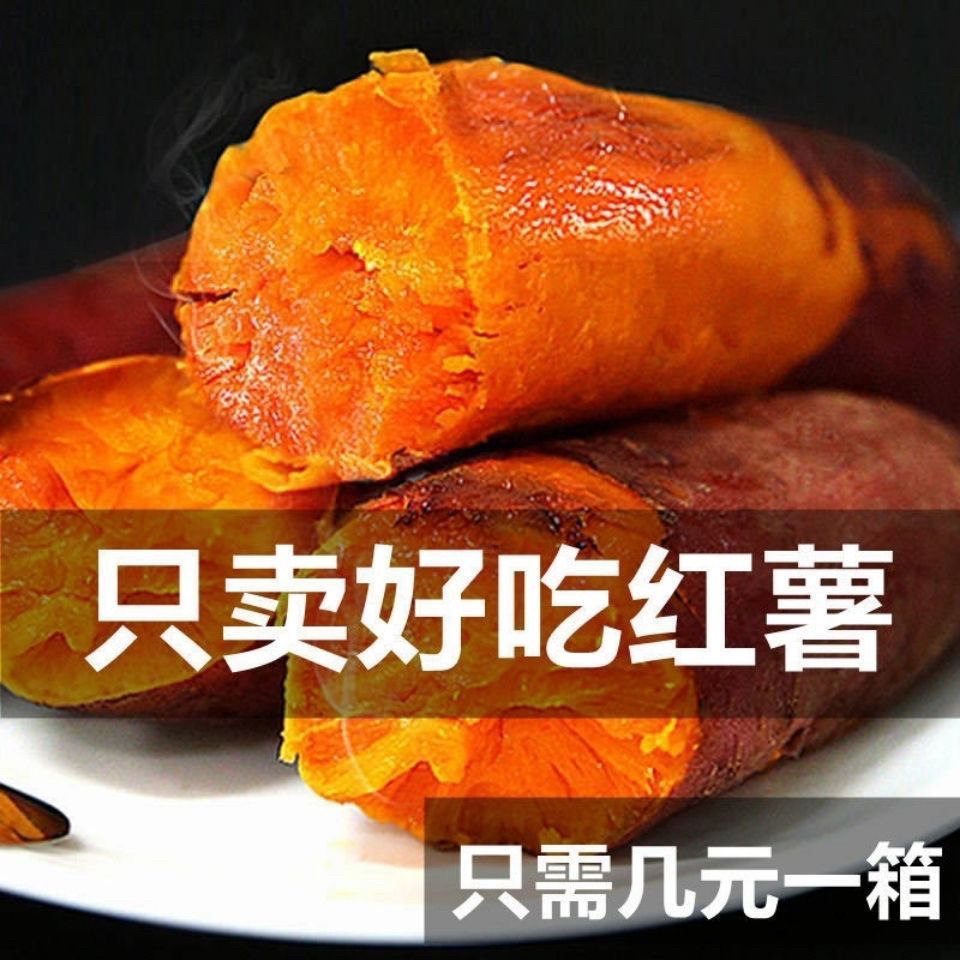 新鲜现挖烟薯红糖心沙地蜜薯即食番薯