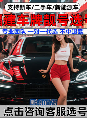福建车牌选号豹子靓号自编新车二手汽车新能源车12123自选数据库