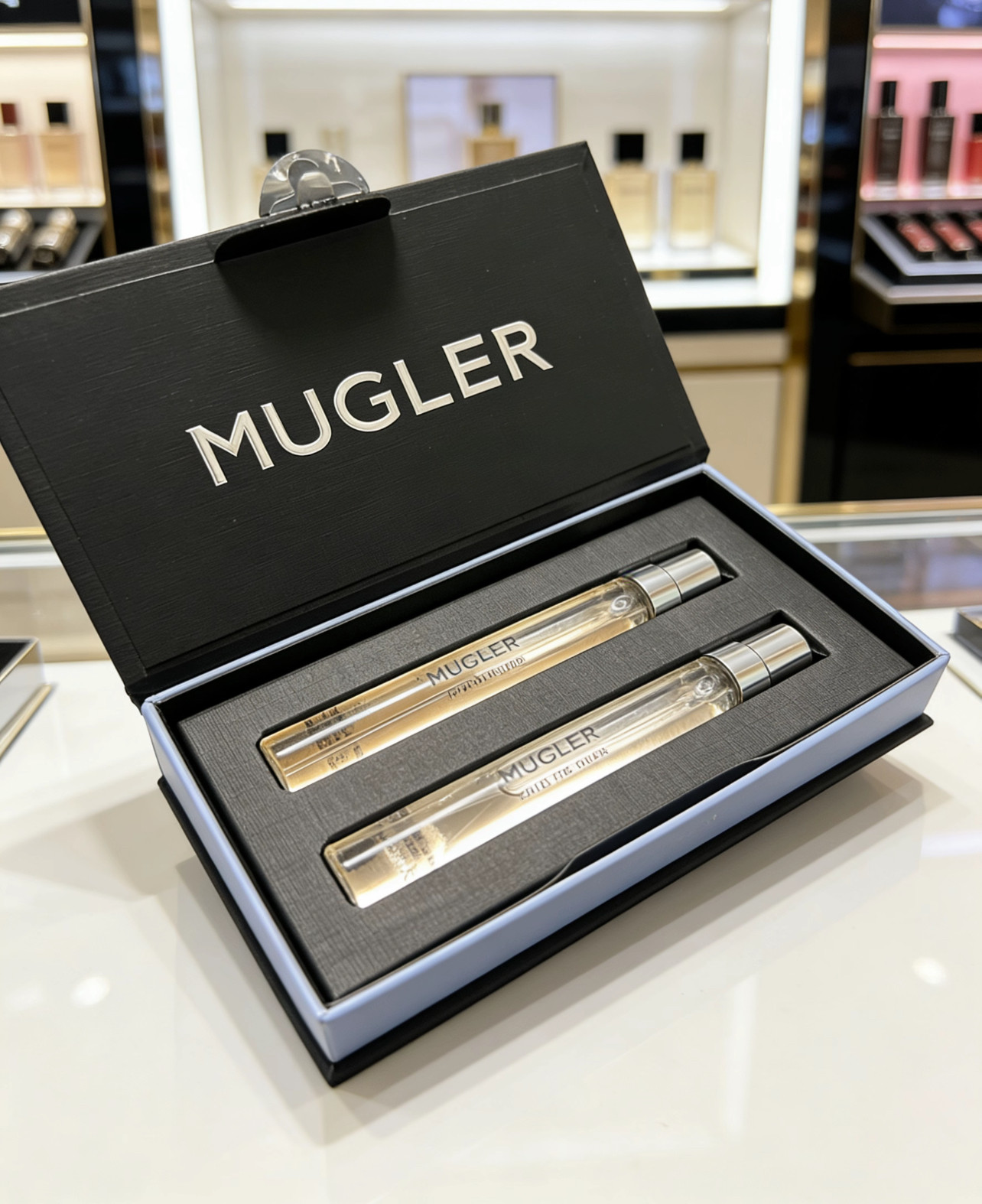 MUGLER穆格勒香水套盒高定香氛礼盒西普之魅/麝香之上香水10ml*2