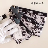 Съемный кошелек, маленькая сумка клатч, ключница, картхолдер, многоцветная барсетка, браслет