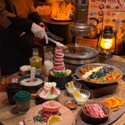 创意烤肉店山葵村同款餐具