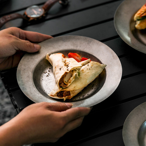 深盘304不锈钢通用圆形复古