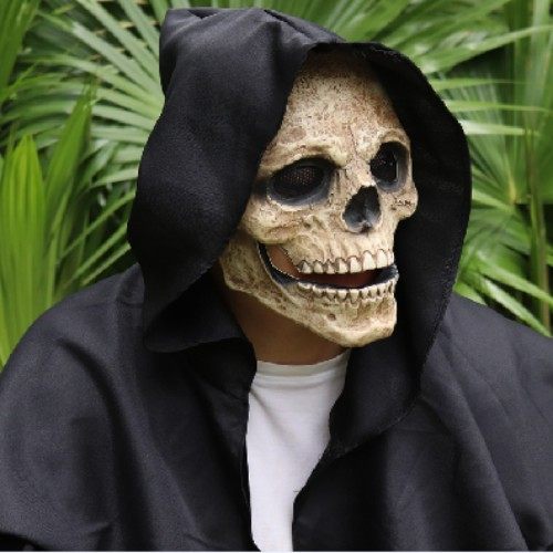 万圣节LED化妆舞会派对骷髅惊魂装饰装扮乳胶面具嘴巴可动鬼脸,节庆用品/礼品,面具,淘宝优惠券,粉丝福利购,淘宝优惠卷