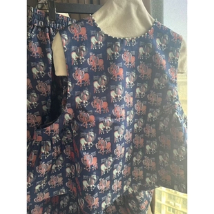 [实体店同款]古蜀锦桑蚕丝张和才 希腊马新中式花苞感 背心马甲