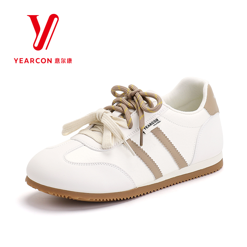 意尔康女鞋2025新款秋季德训鞋