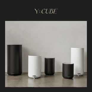 Y:CUBE丹麦进口Audo Menu Bath Pedal Bin北欧脚踏式金属垃圾桶