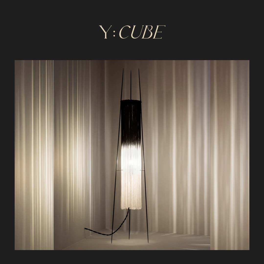 在途Y:CUBE比利时进口Serax Ann demeulemeester流苏渐变落地台灯