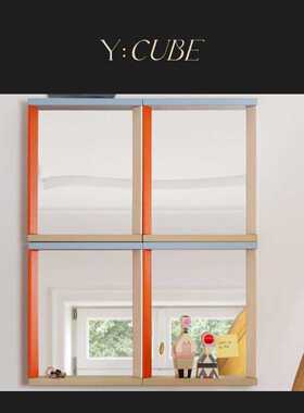 现货Y:CUBE瑞士进口Vitra Colour Frame衣帽间彩色梳妆穿衣镜子
