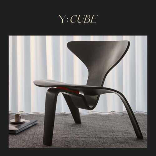 现货Y:CUBE丹麦进口Fritz Hansen PK0经典大师客厅卧室黑色休闲椅