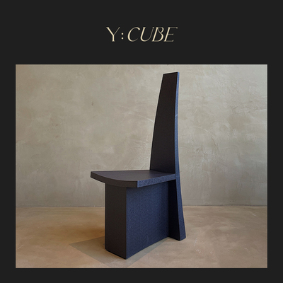 Y:CUBE | kar studio Samurai Sword Chair侘寂风黑色餐书桌椅子