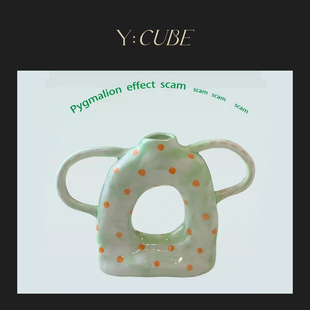 CUBE艺术家品牌Spècchio Finèstra骗局礼物摆件花瓶 上新品