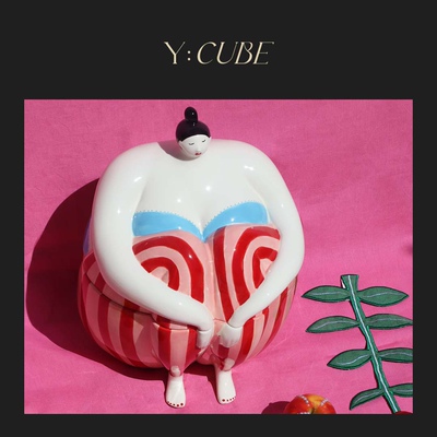 现货Y:CUBE进口法国Laetitia Rouget设计师彩色礼物24件套餐具