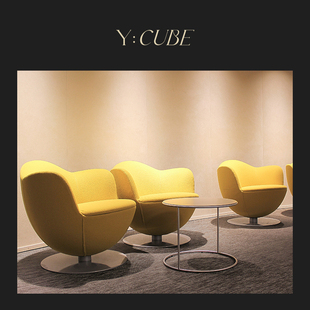 Y:CUBE意大利进口Cappellini Dalia设计艺术风格扶手休闲沙发椅子
