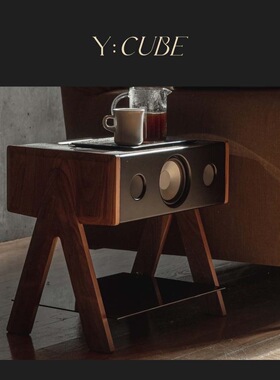 Y:CUBE法国进口La Boite CUBE蓝牙音箱边桌高保真LBC乐伯盒音响