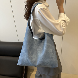 大容量包包女2025夏季 单肩包高颜值托特包休闲腋下包 洋气新款 时尚