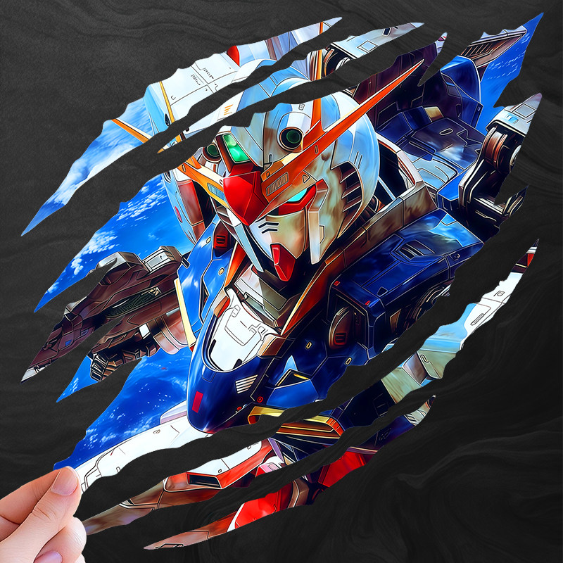 爪痕版高达机甲动漫全车贴汽车装饰贴纸三角窗防水个性贴,汽车用品/电子/清洗/改装,汽车装饰贴/反光贴,淘宝优惠券,粉丝福利购,淘宝优惠卷