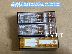 泰科电梯安全继电器SR4D4024 24VDC两开两闭