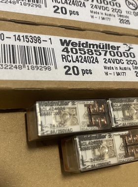 RCL424730 230VAC全新原装原装魏德米勒继电器RCL424024  24VDC