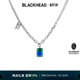 黑头吊坠项链双色渐变原创送礼礼物 BLACKHEAD 李斯丹妮同款