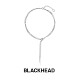 BLACKHEAD 张杰同款 黑头新月骑士系列守护铃流苏项链新年马