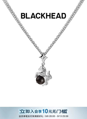 【丞磊 张新成同款】BLACKHEAD/黑头新月骑士系列天马流星项链