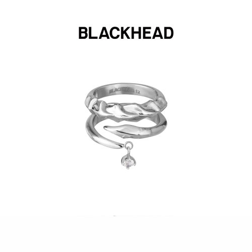【蔡徐坤同款】BLACKHEAD/黑头新款原创设计小众蝎尾尾刺戒指情侣
