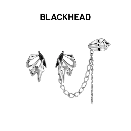 BLACKHEAD可拆卸马眼黑锆耳夹