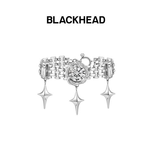 BLACKHEAD/黑头职场新魔法系列原创设计蛇环缠绕表带手链朋克风